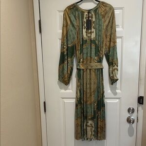 Current Air Green Patterned Dress